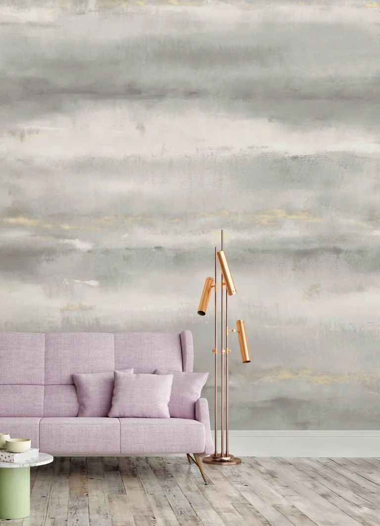 Aveline Wall Mural - Grey
