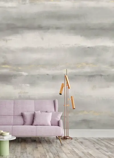 Aveline Wall Mural - Grey