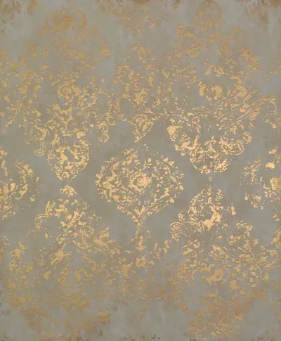 Stargazer Wallpaper - Almond/Gold