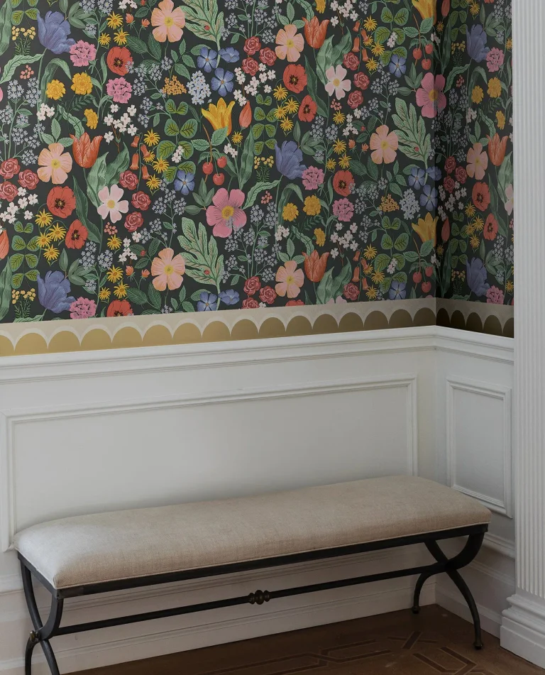 Rifle Paper Co. Scallop Wallpaper Border - Linen — Ảnh 2