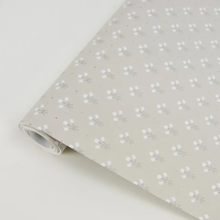 Lili Miniature Floral Wallpaper - Beige — Ảnh 2