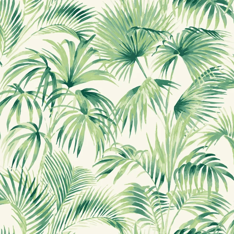 Chesapeake Manaus Palm Frond Wallpaper - Green — Ảnh 2