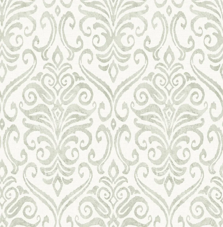 Chesapeake Adavu Damask Wallpaper - Sage — Ảnh 3