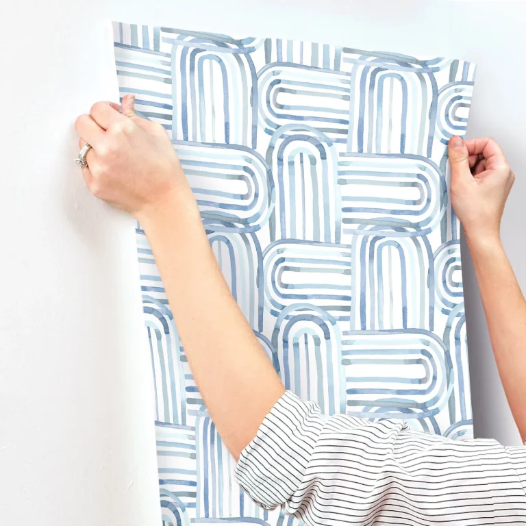Lolly Arches Wallpaper - Blue — Ảnh 2
