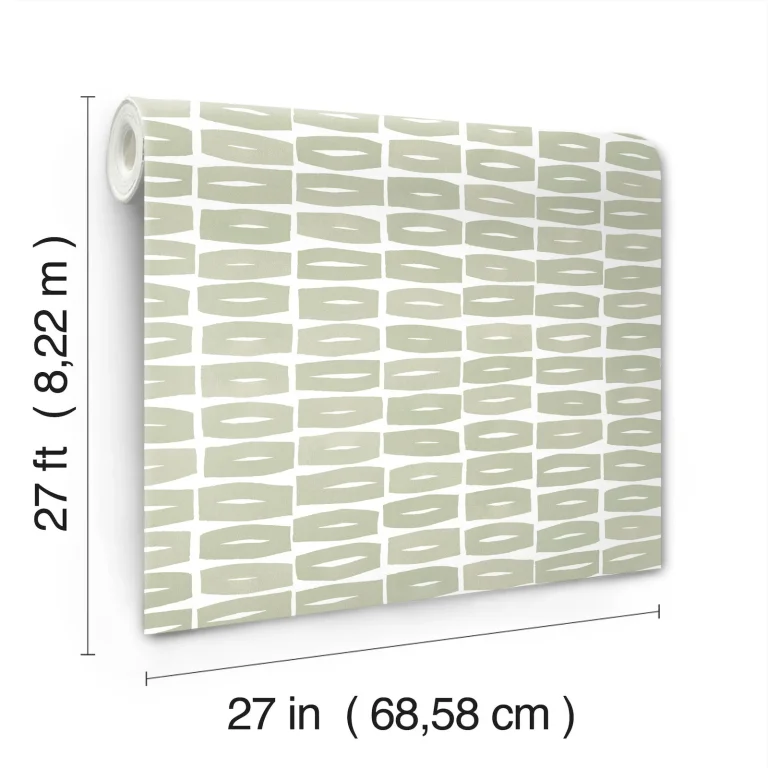 Modernist Motif Wallpaper - Leaf — Ảnh 3
