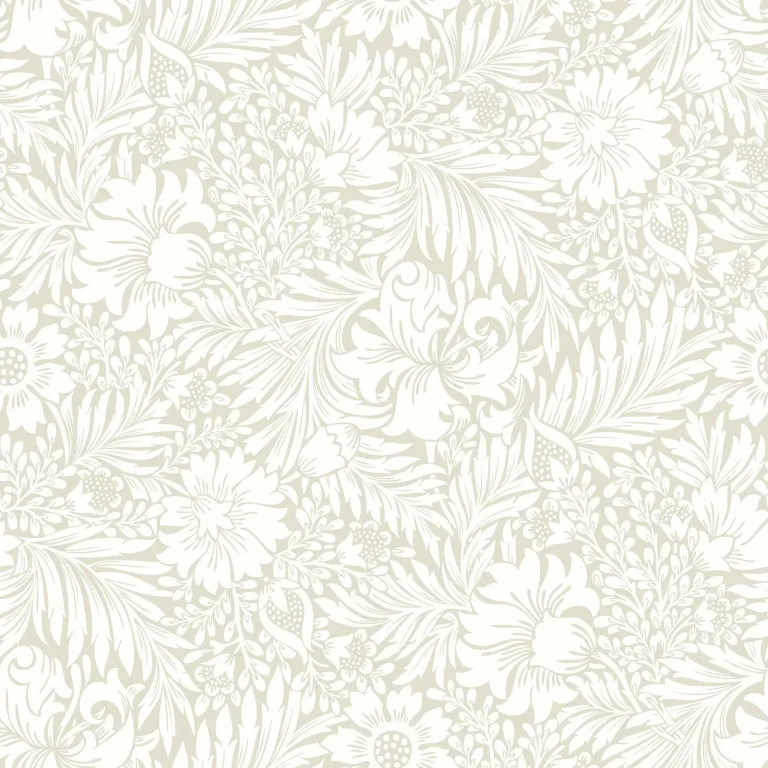 Erin & Ben Modern Acanthus Peel and Stick Wallpaper - Wicker — Ảnh 3
