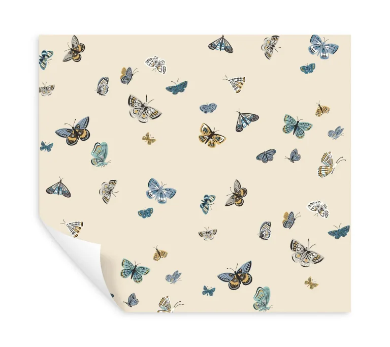 Rifle Paper Co. Butterfly House Peel and Stick Wallpaper - Linen — Ảnh 7