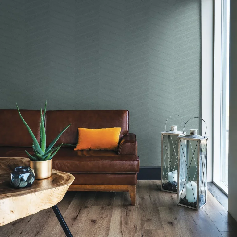 Aspen Chevron Wallpaper - Aqua — Ảnh 5