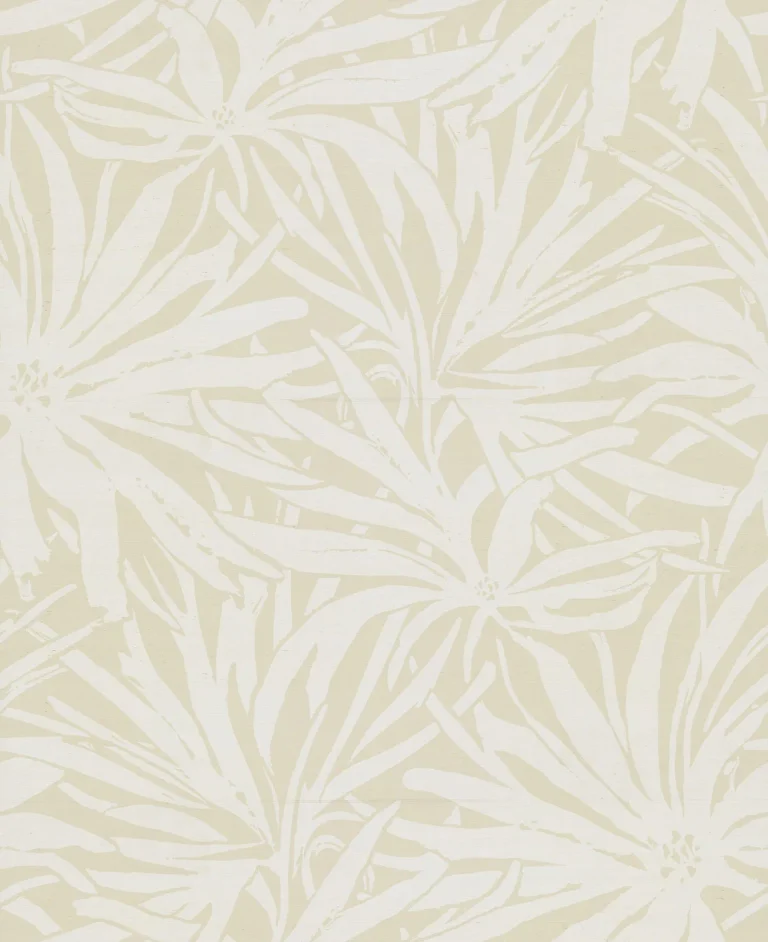 Floral Canopy Wallpaper - Beige Mural — Ảnh 4