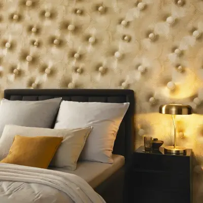 Elle Decoration 2 - 10191-02 Fabric - Gold