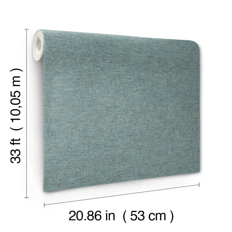 Chesapeake Tansy Distressed Wallpaper - Teal — Ảnh 2