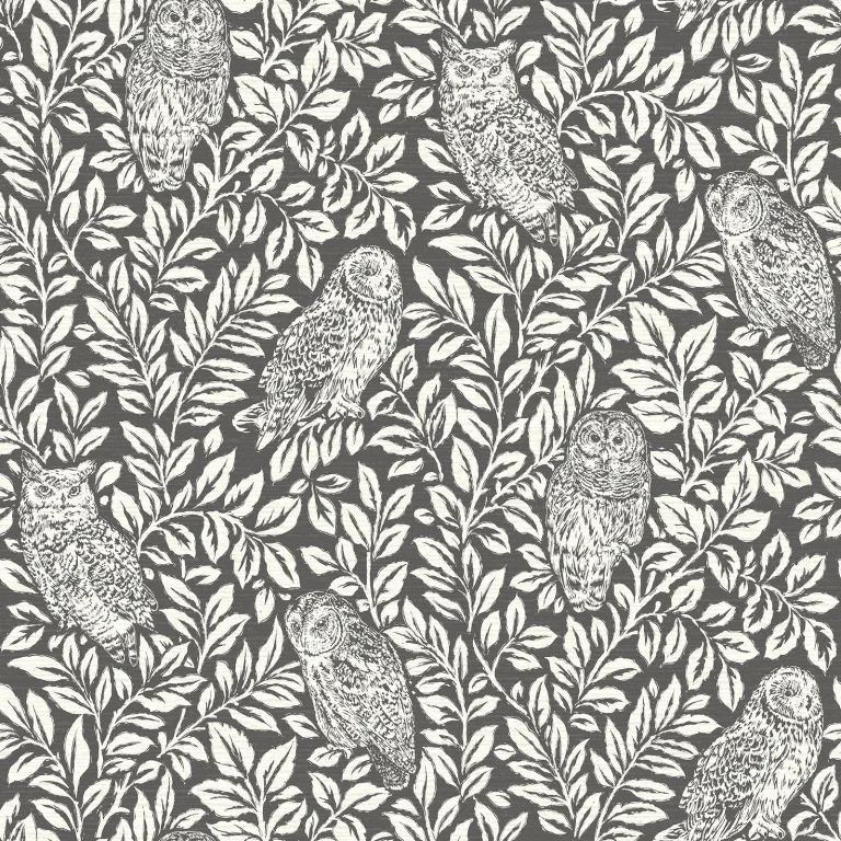 Chesapeake Parliament Owl Wallpaper - Brown — Ảnh 2