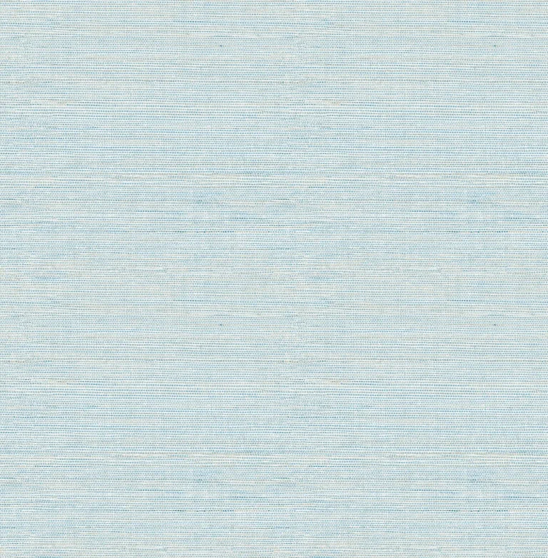 Agave Faux Grasscloth Wallpaper - Sky Blue — Ảnh 2
