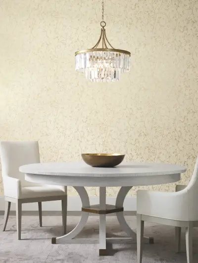 Luminous Branches Wallpaper - Cream/Gold