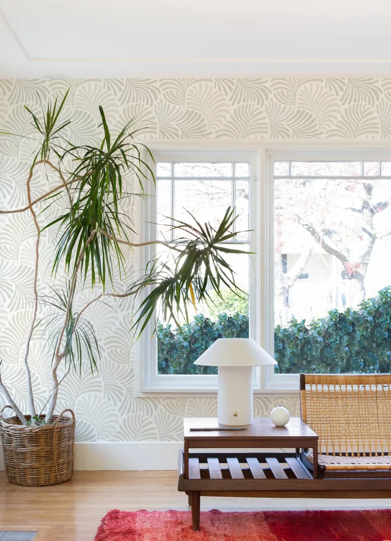 Trousdale Fanning Flora Wallpaper - Neutral — Ảnh 2
