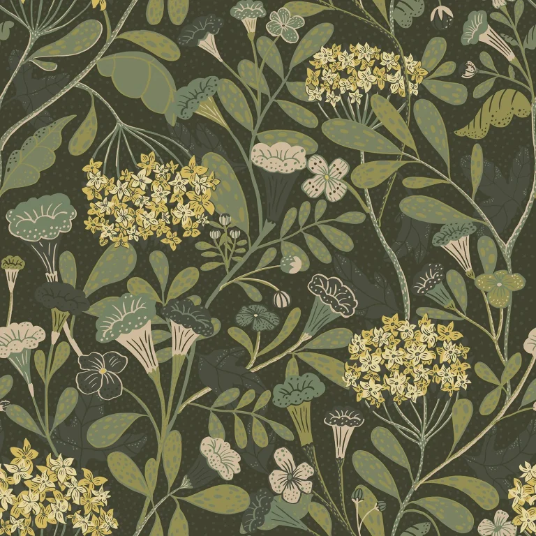 Hybbe Wallpaper - Dark Green — Ảnh 3