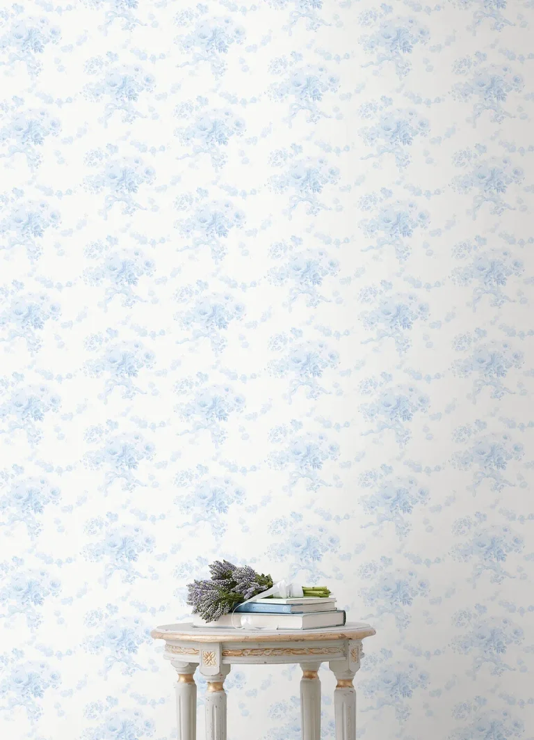 LoveShackFancy Champagne Harbor Wallpaper - Blue — Ảnh 4