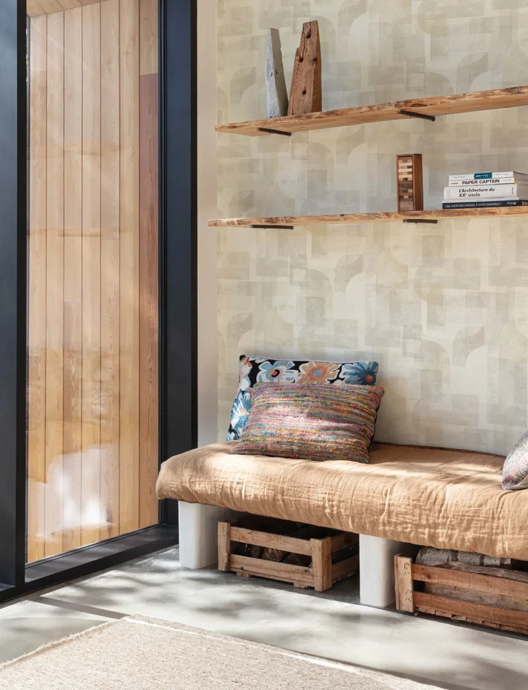 Chesapeake Cassandra Block Geometric Wallpaper - Taupe — Ảnh 4