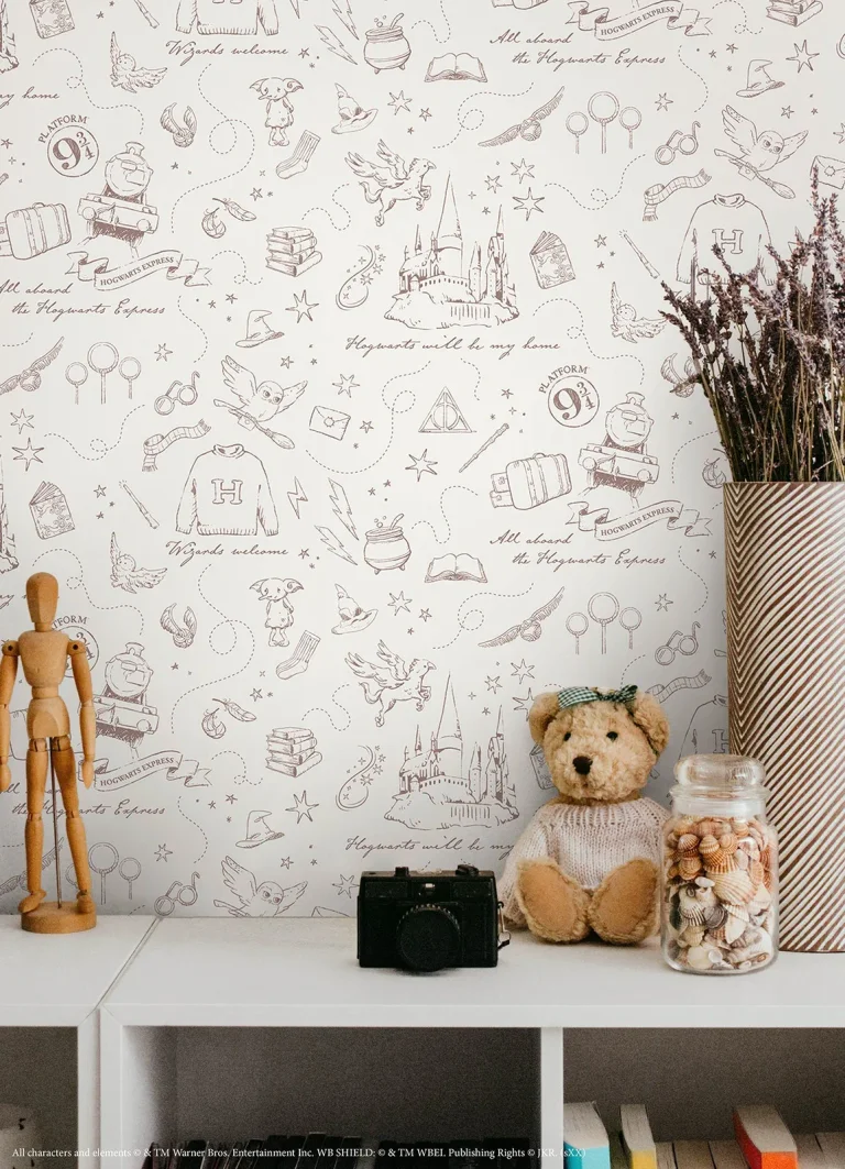 Harry Potter Magical Moments Trail Peel and Stick Wallpaper - Cream — Ảnh 6