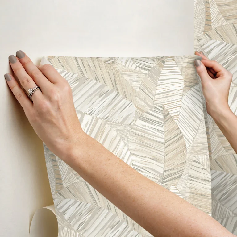 Crown Canopy Palm Peel and Stick Wallpaper - Neutral — Ảnh 4