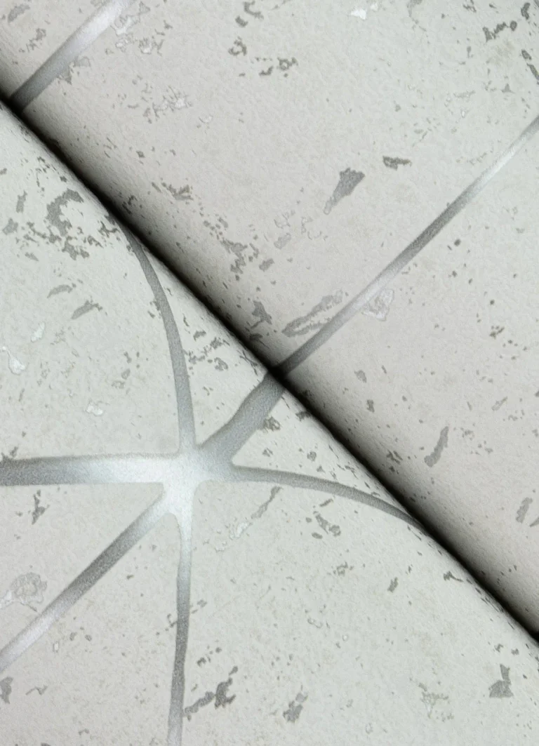 Hayden Concrete Trellis Wallpaper - White — Ảnh 5