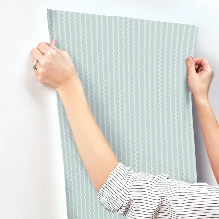 Rifle Paper Co. Rickrack Wallpaper - Light Blue — Ảnh 2
