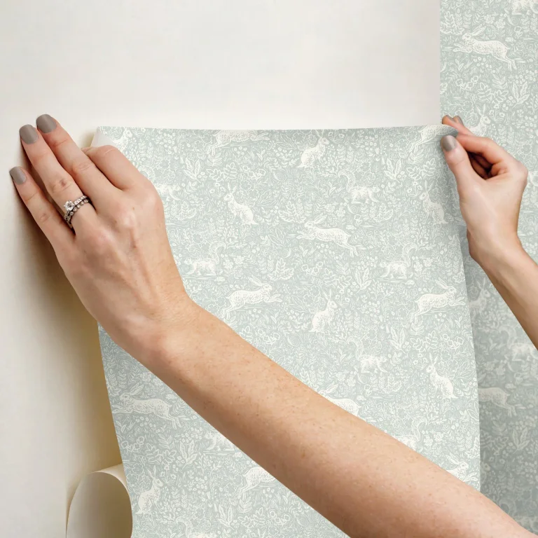 Rifle Paper Co. Fable Peel and Stick Wallpaper - Mineral — Ảnh 5
