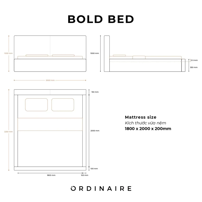BOLD BED (Leather) — Ảnh 4