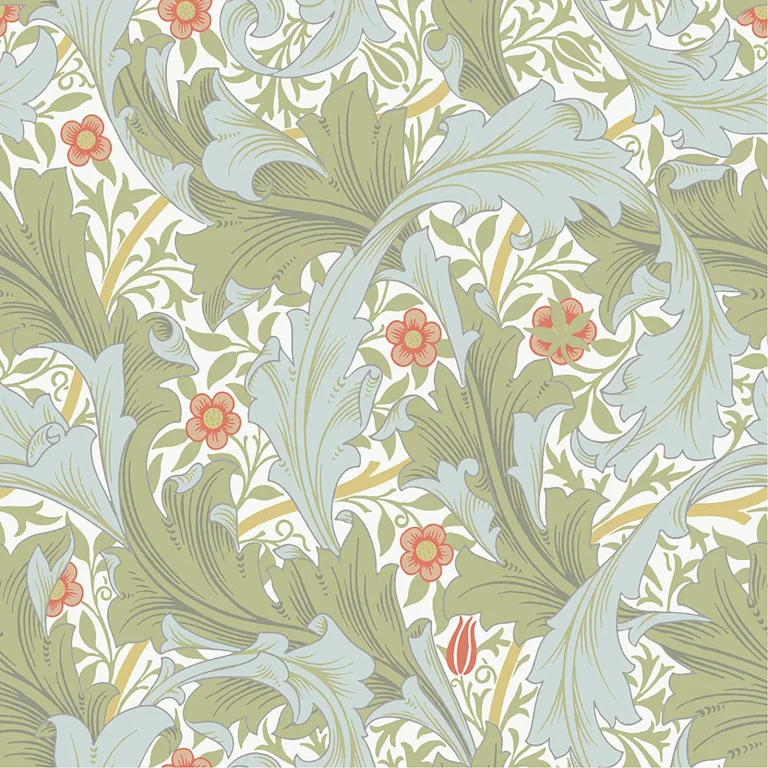 Granville Leafy Vine Wallpaper - Olive — Image 4