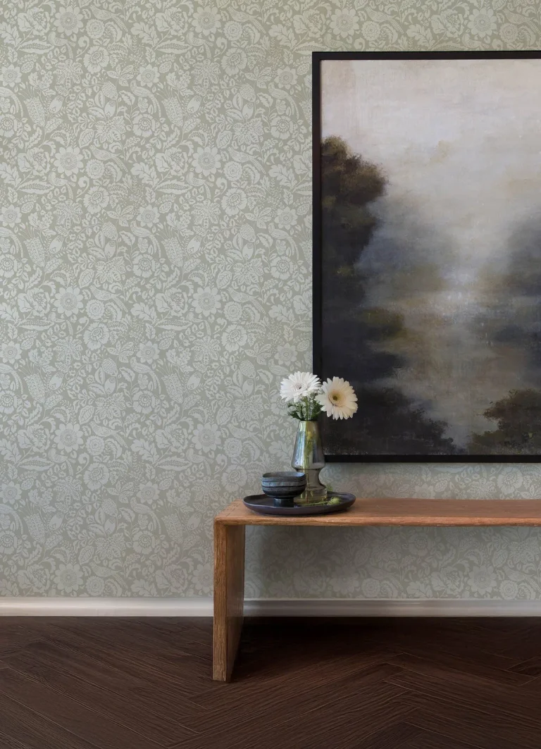 Marta Floral Trail Wallpaper - Beige — Ảnh 6