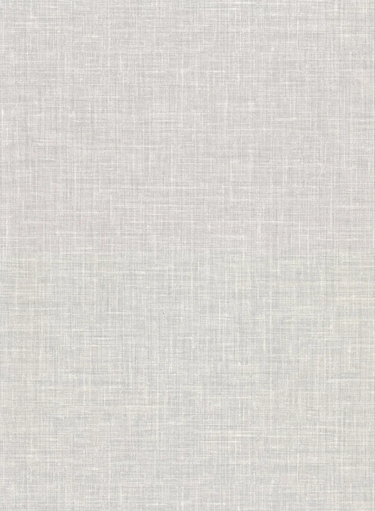 Upton Faux Linen Wallpaper - Light Grey
