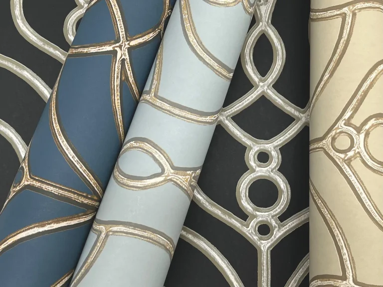 Candice Olson Divine Trellis Wallpaper - Black — Ảnh 2