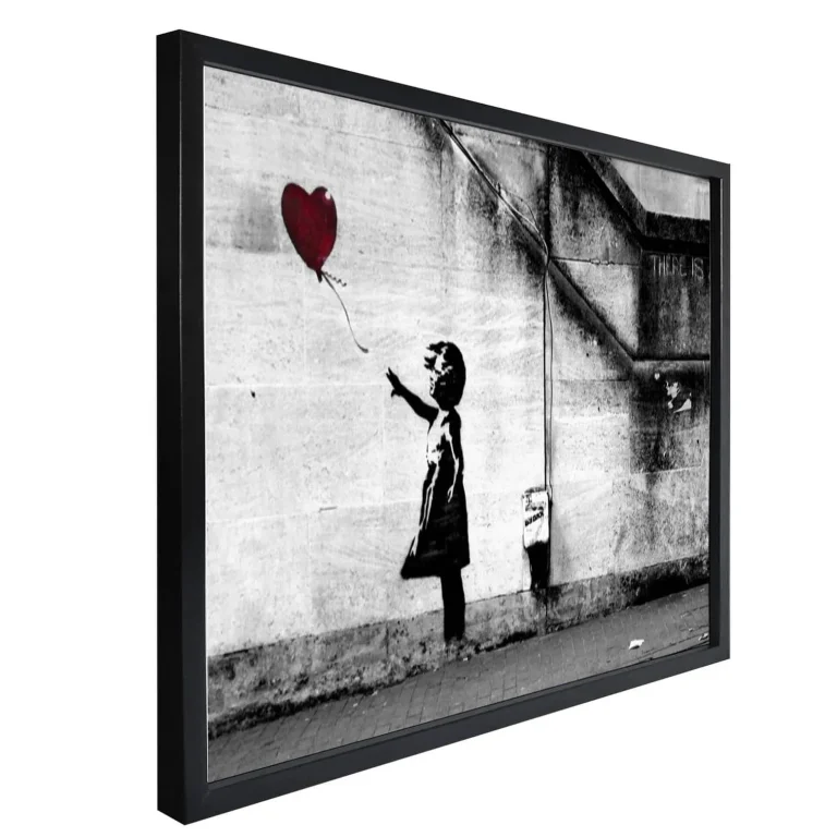 Banksy - "Girl With Balloon" Poster - 30 x 24cm — Ảnh 4
