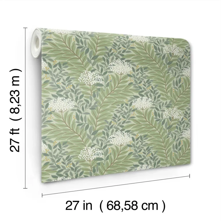 Rifle Paper Co. Highgrove Wallpaper - Sage — Ảnh 5