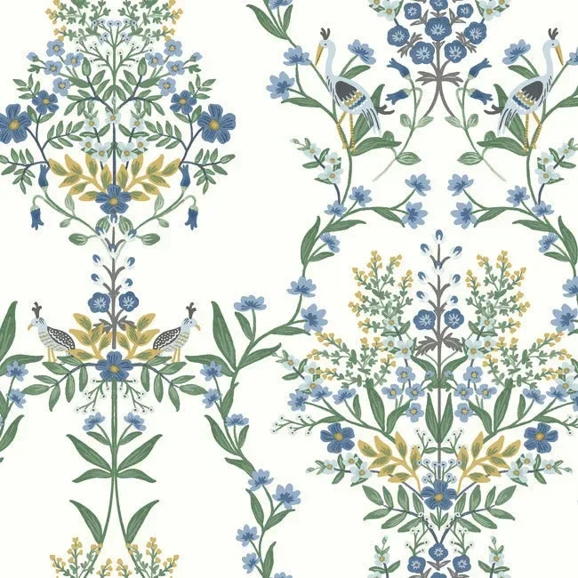 Rifle Paper Co. Luxembourg Wallpaper - Indigo — Ảnh 4