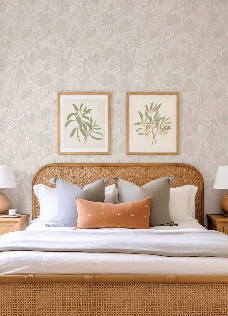 Mathias Botanical Wallpaper - Taupe — Ảnh 4