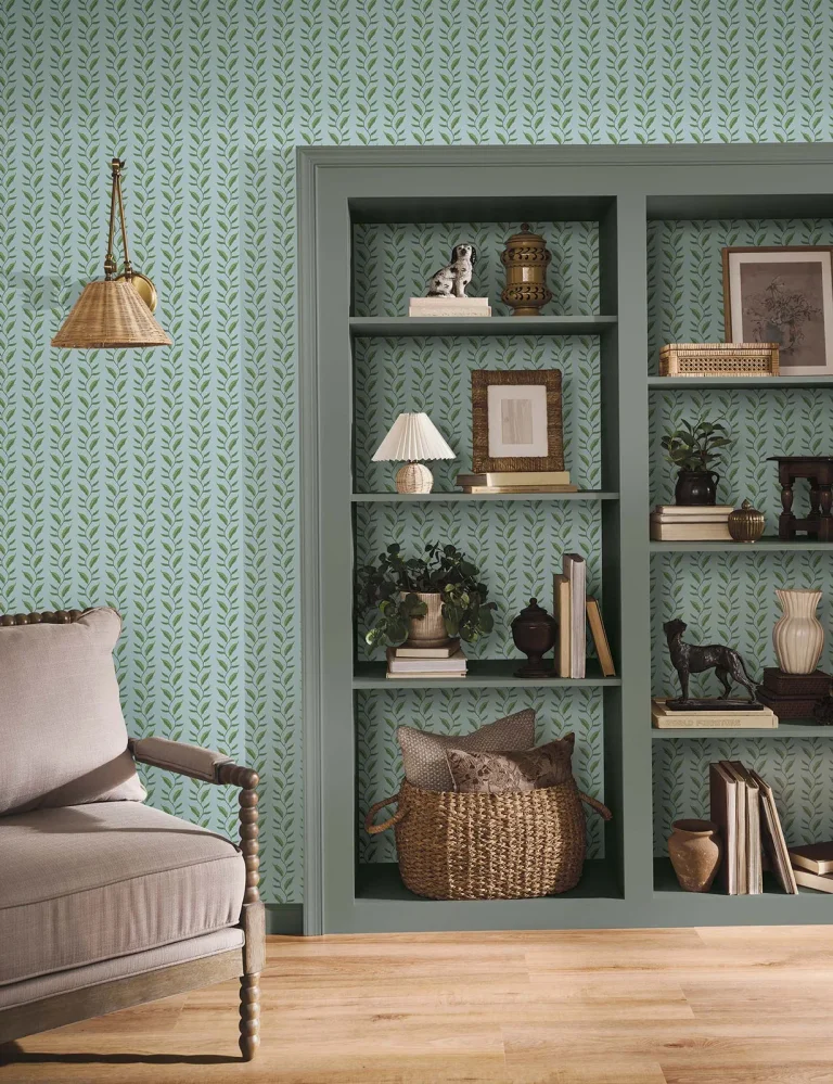 Rifle Paper Co. Seagrass Wallpaper - Blue — Image 5