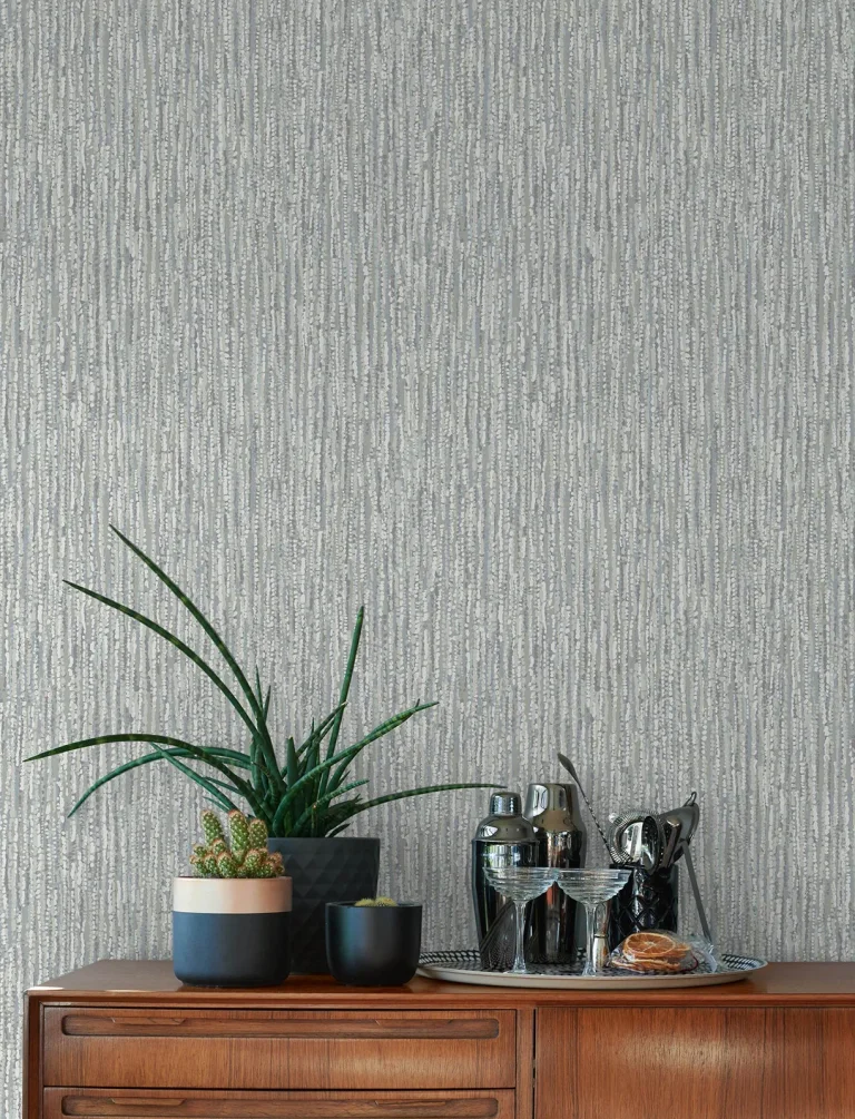 Corliss Beaded Strands Wallpaper - Grey — Ảnh 3
