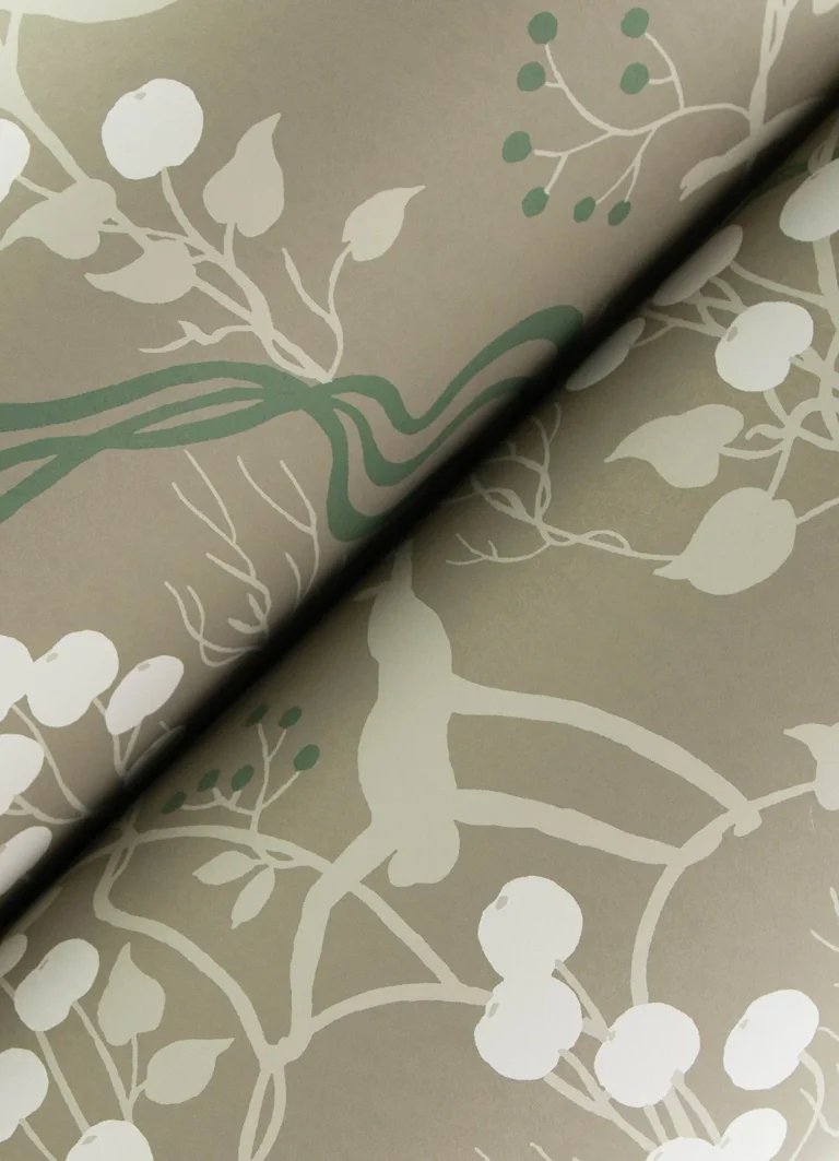 Linden Jungle Canopy Wallpaper - Stone — Ảnh 7