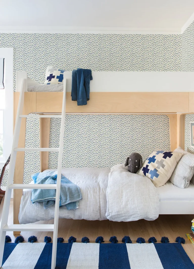 Chesapeake Sand Drips Painted Dots Wallpaper - Blue — Ảnh 5