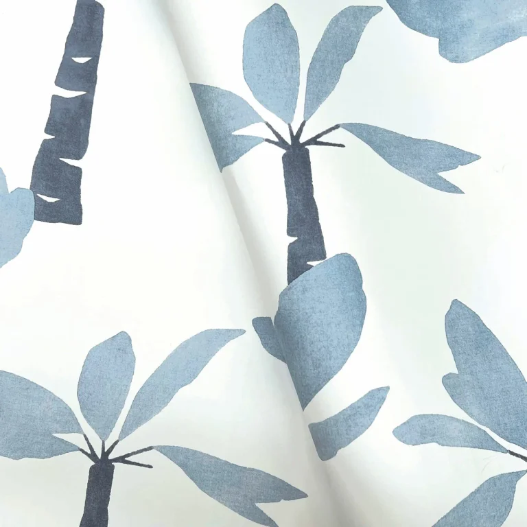 Painted Oasis Wallpaper - Ultramarine — Ảnh 7