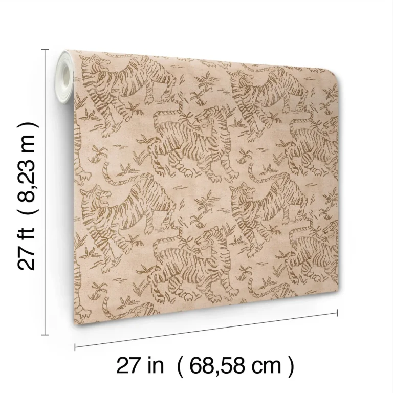 Orly Tigers Wallpaper - Blush/Brown — Ảnh 3