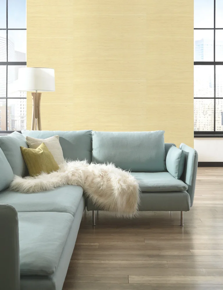 Jute Wallpaper - Pale Wheat — Ảnh 3