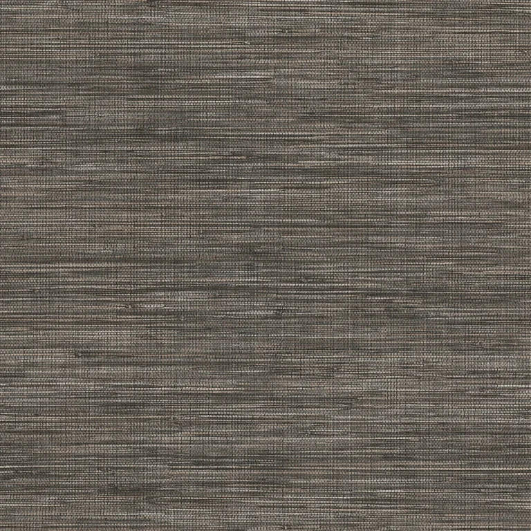 Winn Faux Grasscloth Wallpaper - Charcoal — Ảnh 3