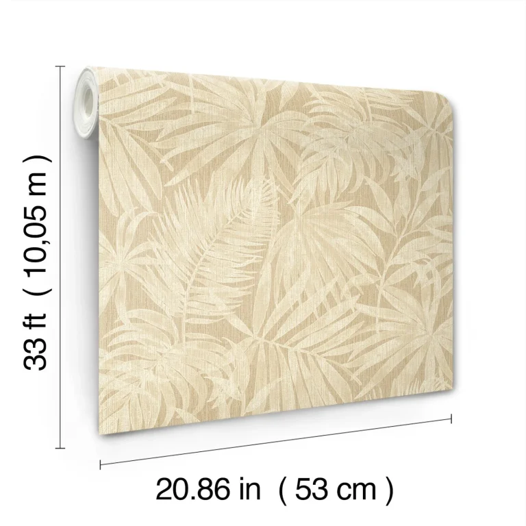 Chesapeake Sonny Fronds Wallpaper - Brown — Image 4