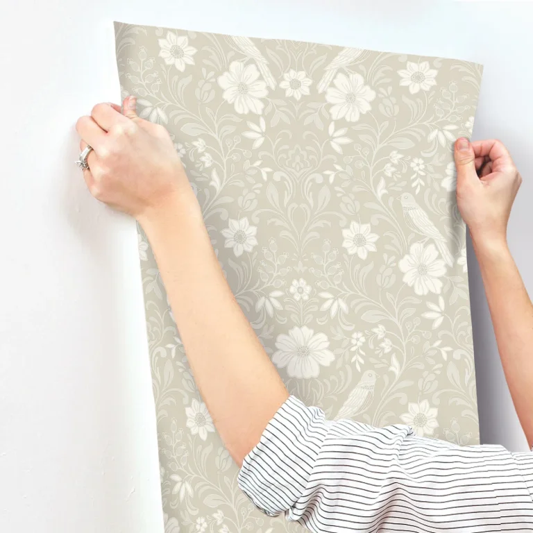 Magnolia Home Colette Wallpaper - Linen — Ảnh 4