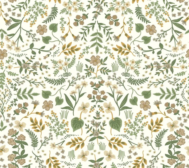 Rifle Paper Co. Wildwood Peel and Stick Wallpaper - Linen — Ảnh 3