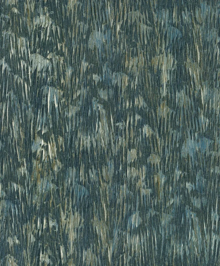 Gilded Plume Wallpaper - Teal — Ảnh 4