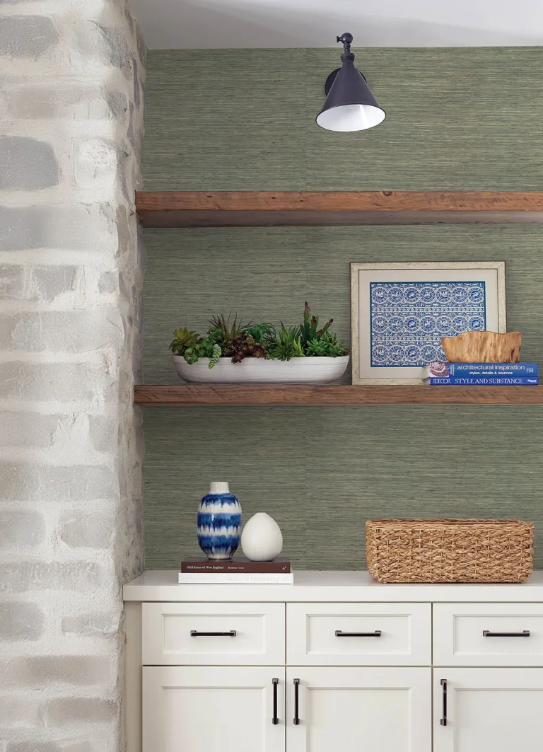 Reynier Hemp Wallpaper - Moss — Ảnh 4