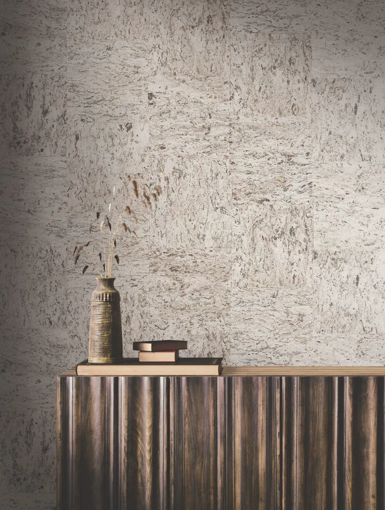 Ronald Redding Caldera Cork Wallpaper - Silver — Ảnh 2